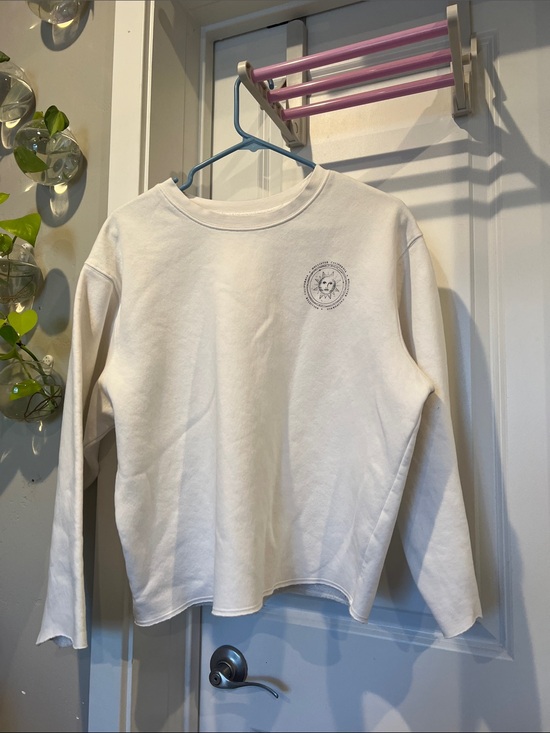 Hollister Tops - Hollister Cream Sweatshirt with Sun Logo